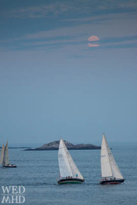 Sailing Under the Harvest Moon