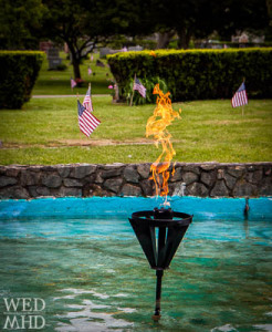 Eternal Flame at Waterside Cemetery