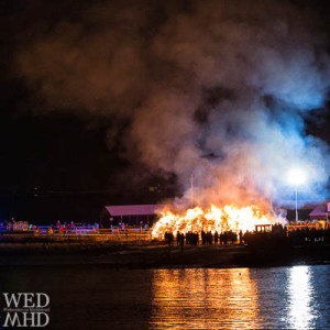 Epiphany Tree Burning - Tonight at Riverhead Beach