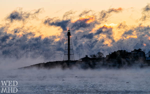Dawn Colored Sea Smoke