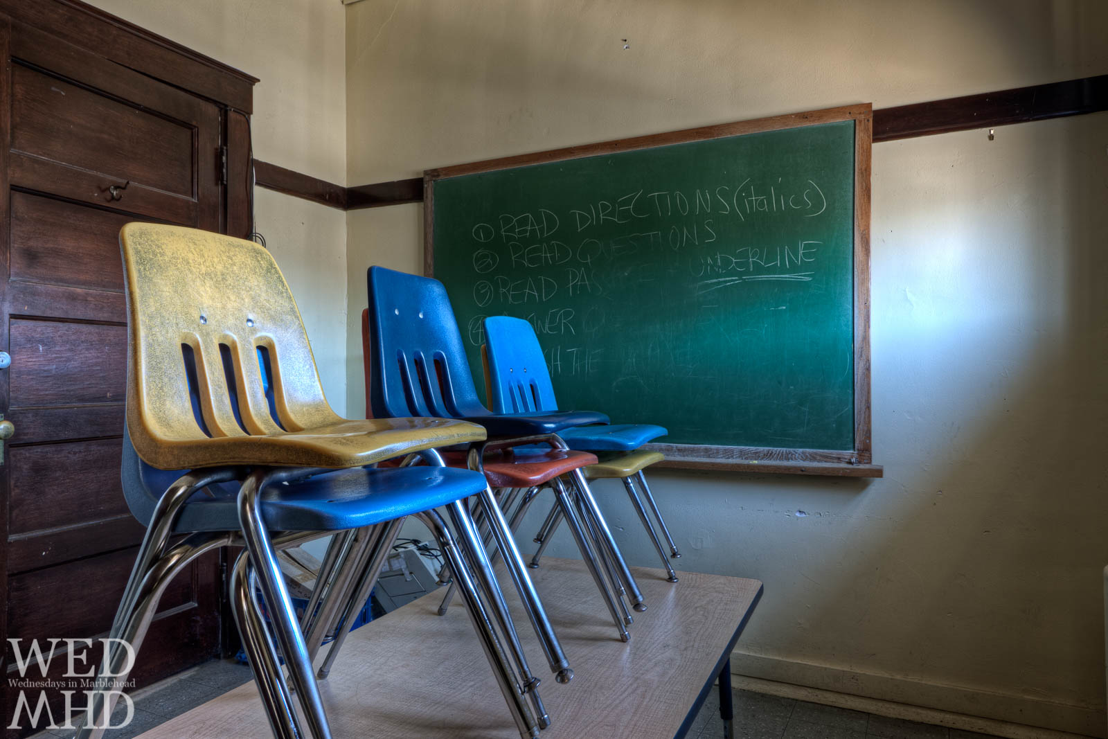 Old Glover School classrooms