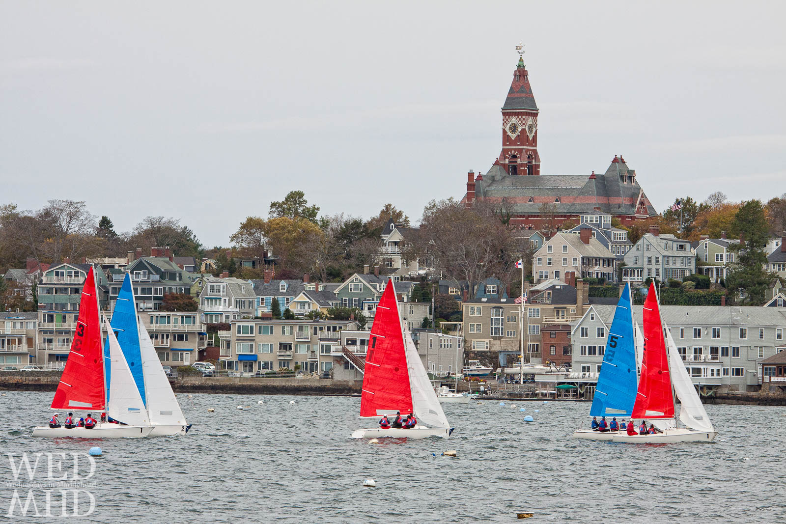A Halloween Regatta on the steps of Abbot Hall