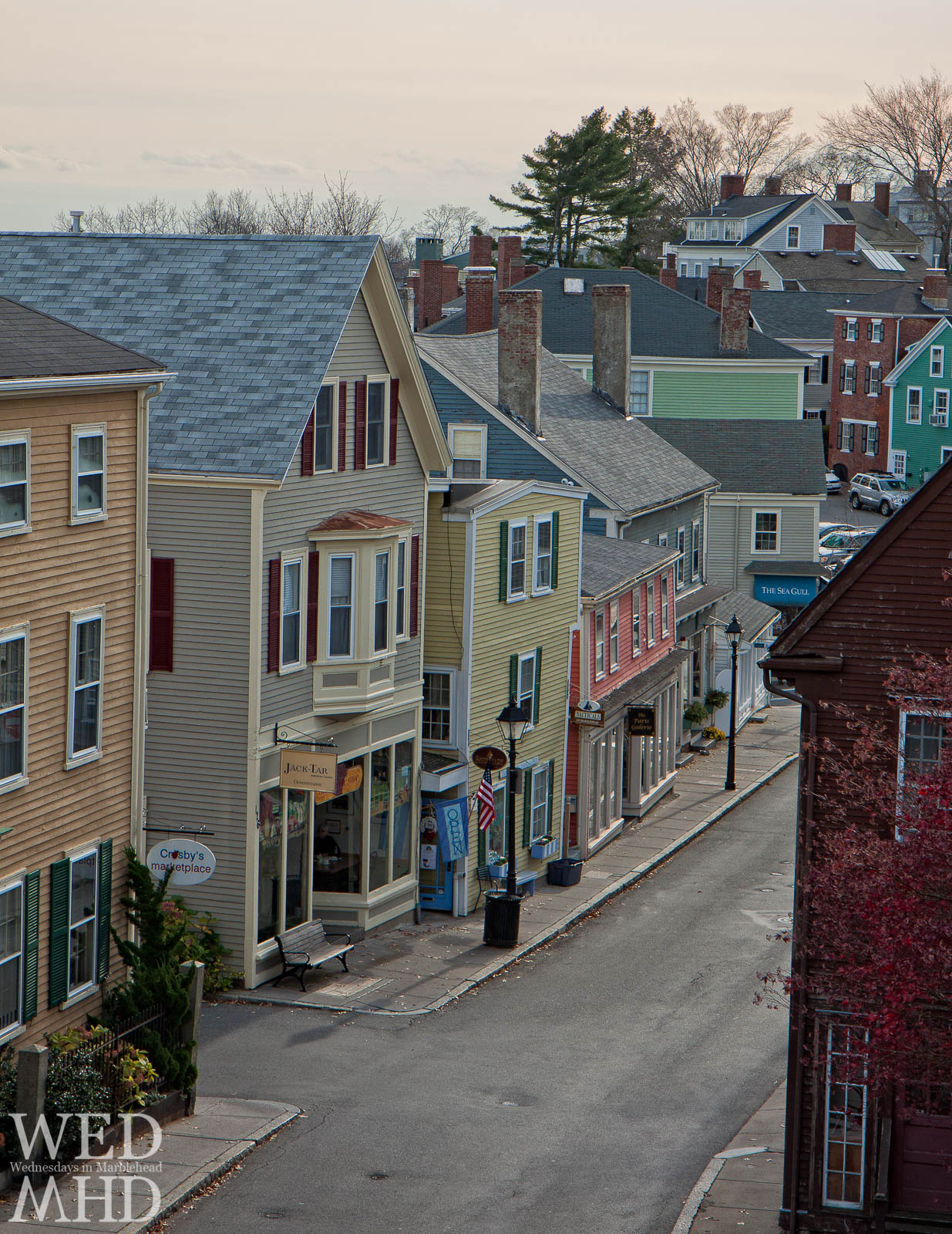 rooftop view of Washington street