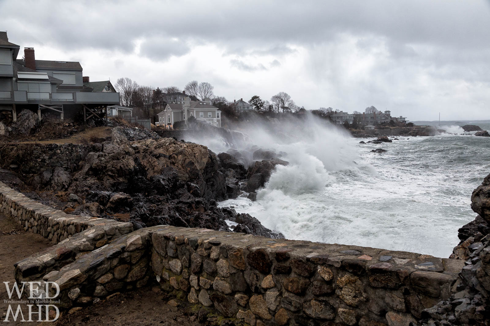 Crashing Waves from the Steps of Castle Rock