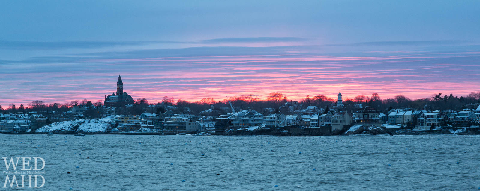 Sunset After Storm – Light Erupts Over the Harbor
