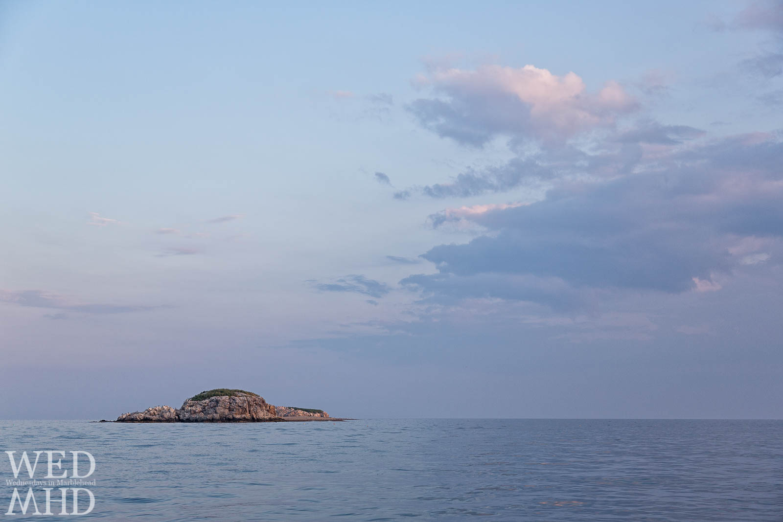 North Goosebury Island Under the Clouds