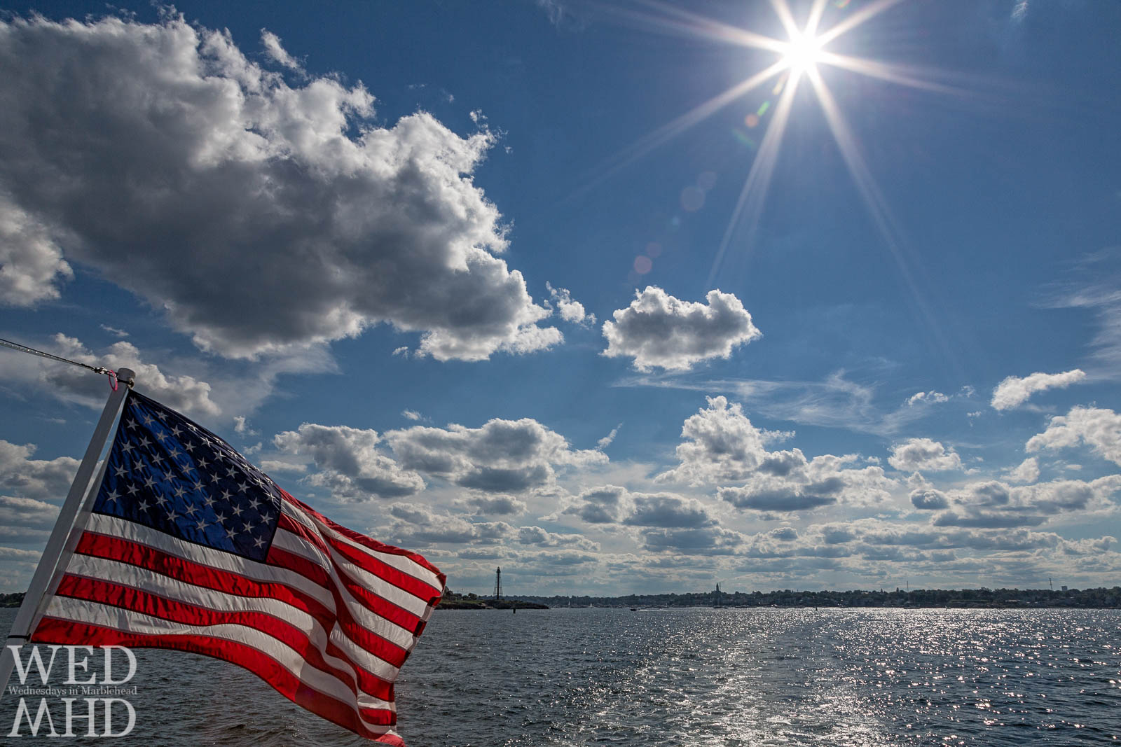 The Sun, Marblehead, and the American Flag
