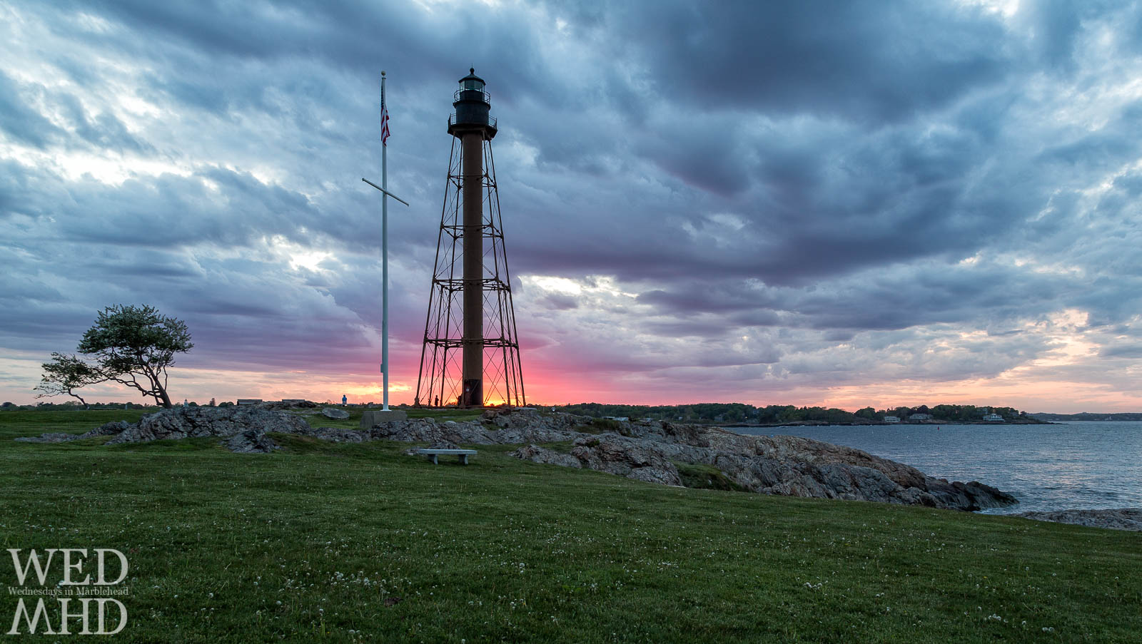 I chased a great sunset to Chandler Hovey Park and arrived just as the sun offered a last explosion of color.  I actually shot an image from near the lighthouse looking out over the harbor but quickly realized the angles were perfect for what became the better image.  I ran back out to the parking lot with tripod in hand and set up so that the light of the sun lined up with the base of the lighthouse.  The contrast of the lighthouse’s straight lines with the worn and curved lines of the tree offered a nice juxtaposition but the sky and light clinched this as a favorite image of the year.