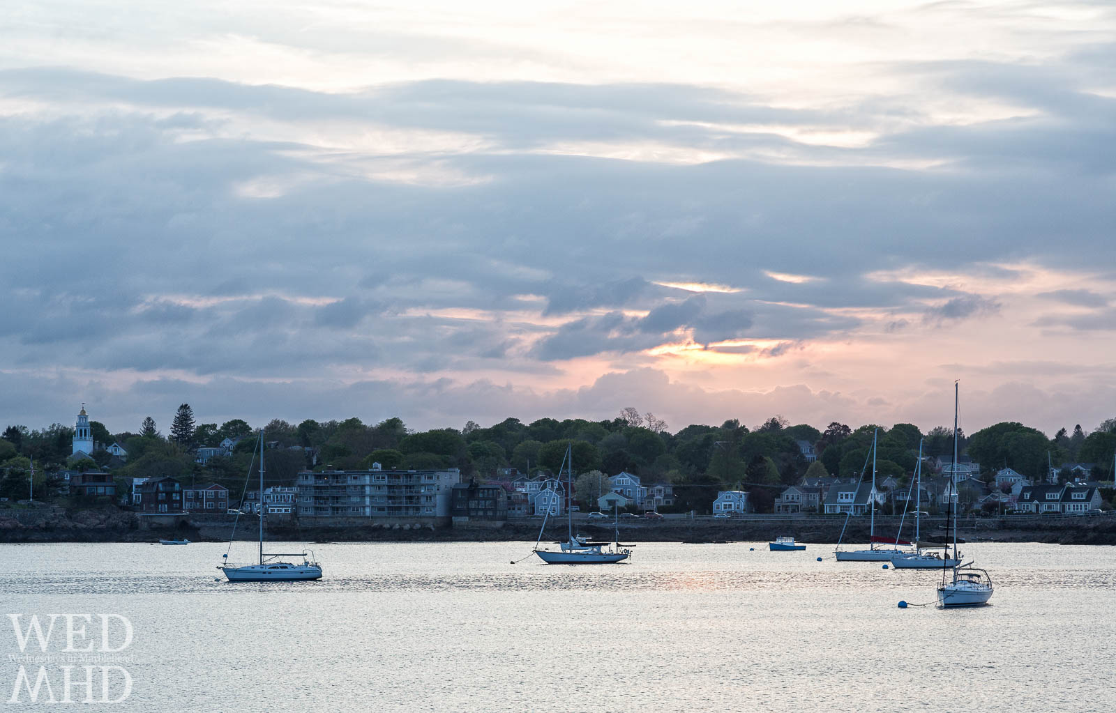 Sunset over Marblehead and some Creative License