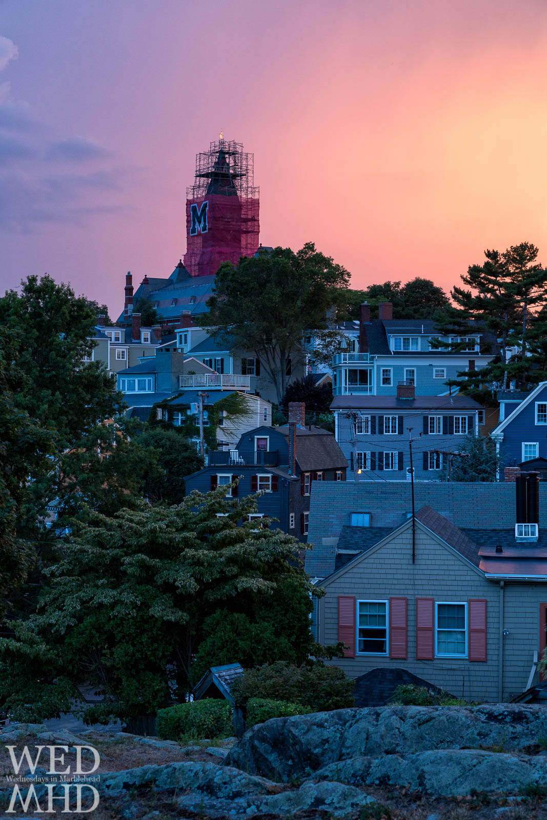Explosive sunset at Crocker Park
