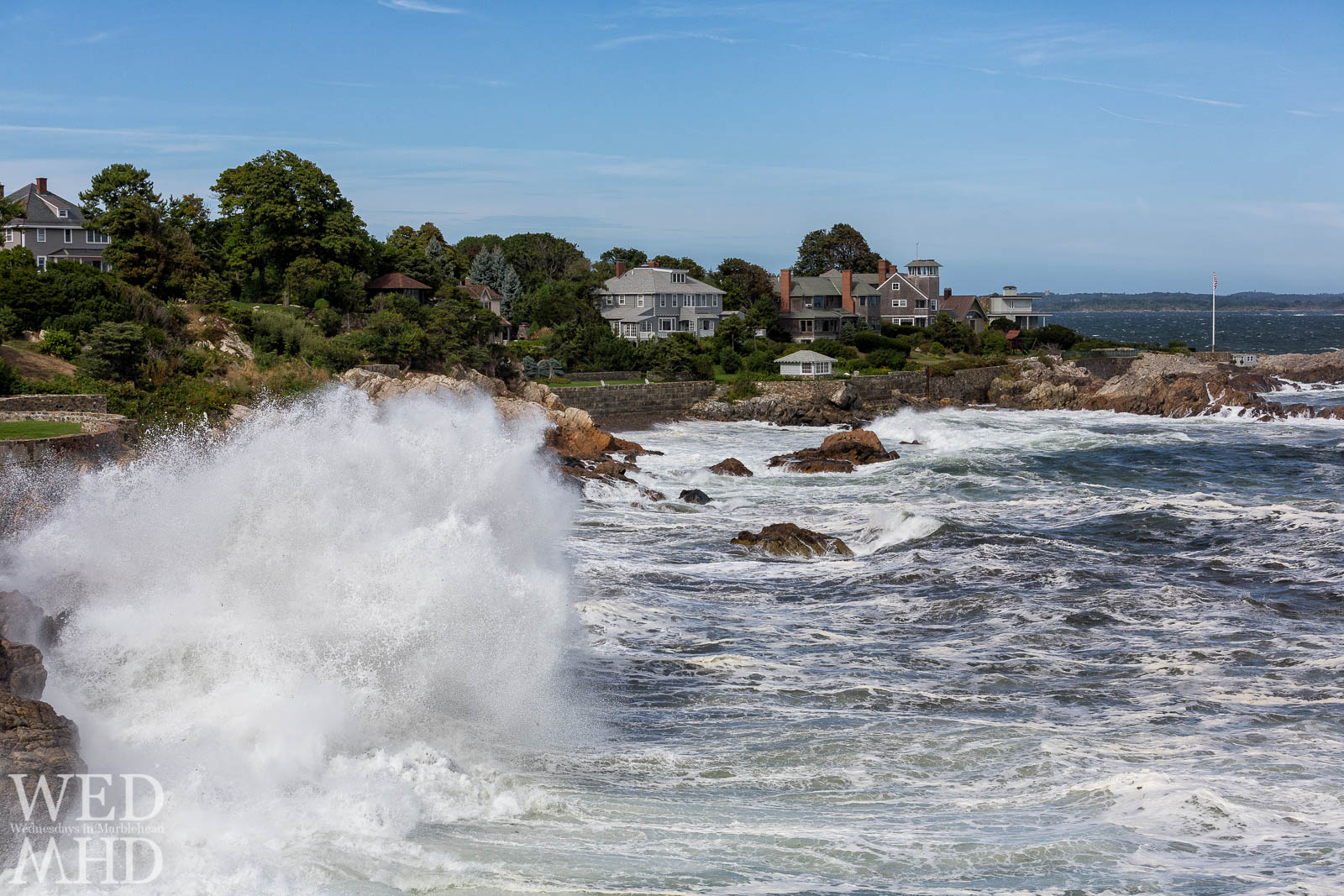 The best spot for watching a storm in Massachusetts is atop the rock at Castle Rock