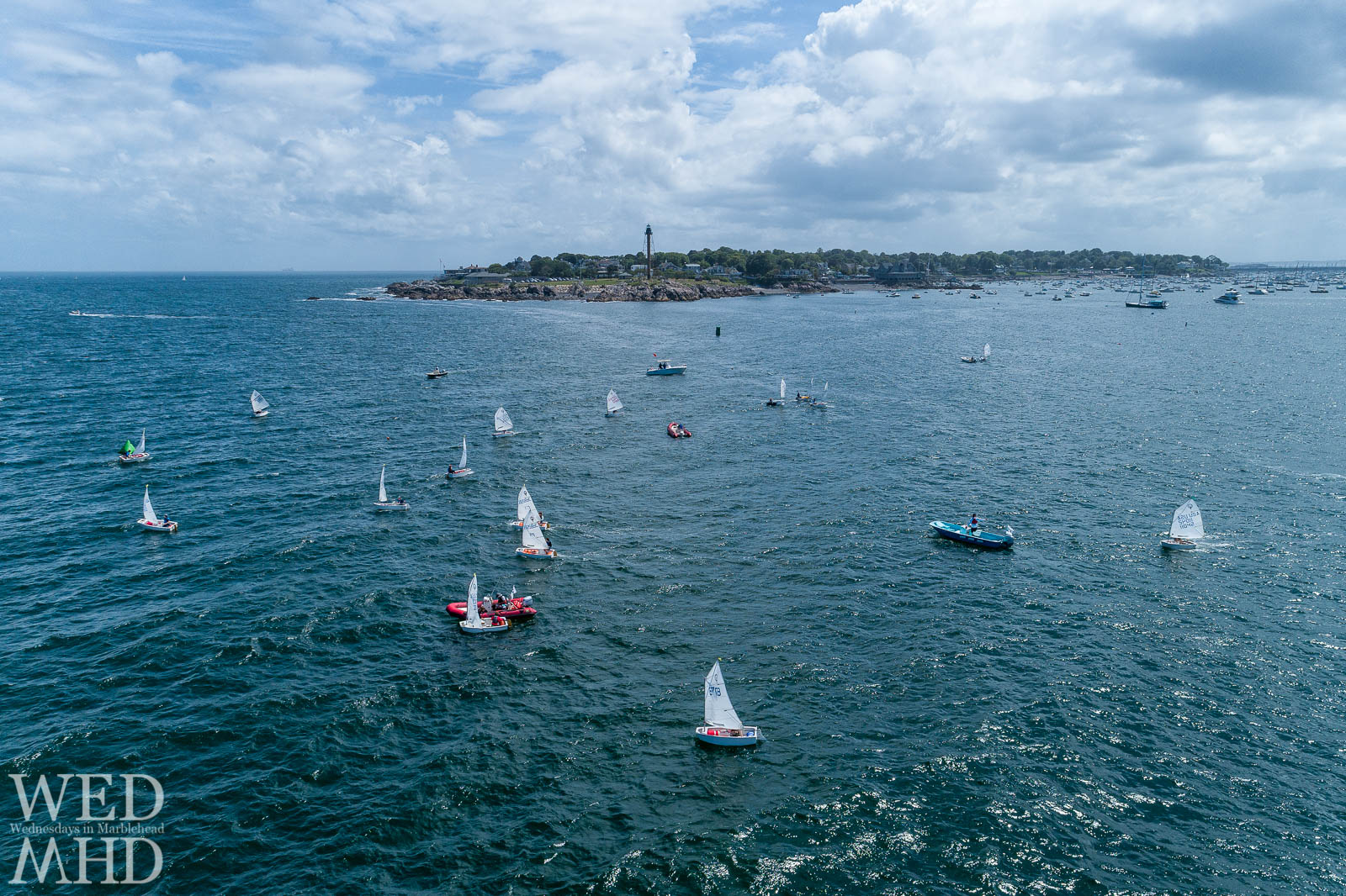 Marblehead Junior Race Week begins on Monday and continues through Wednesday with Optis and Lasers racing in the waters around Marblehead