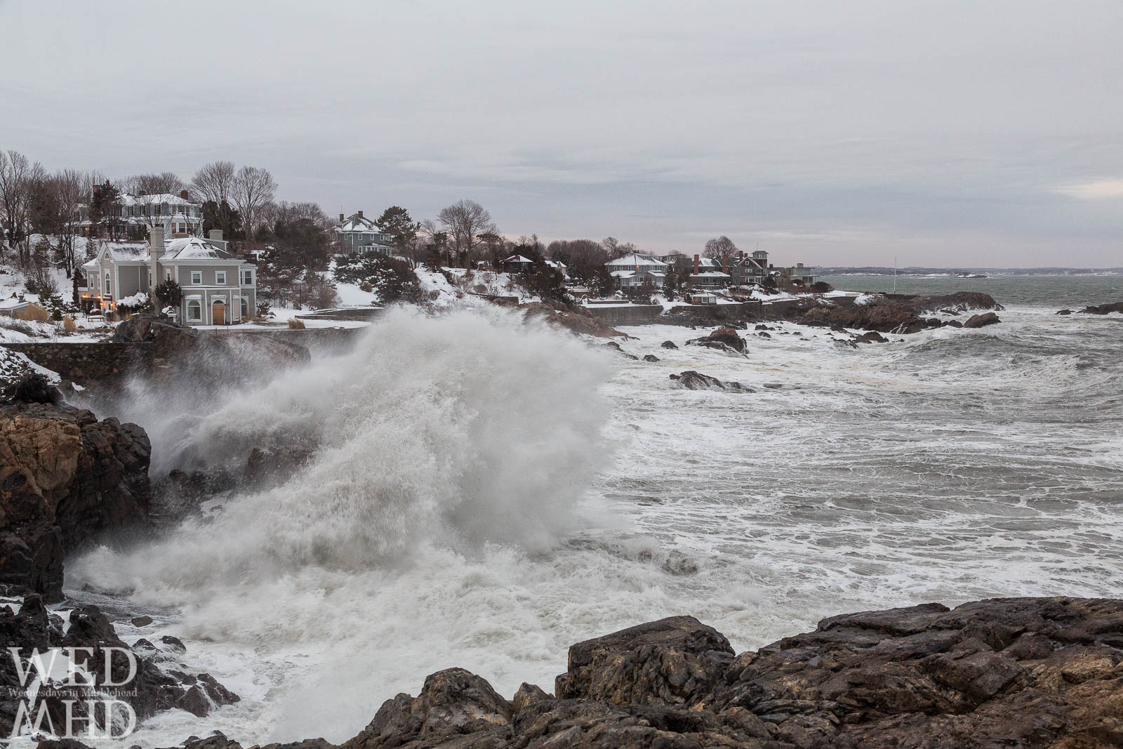 Storm Watching in Marblehead - Castle Rock