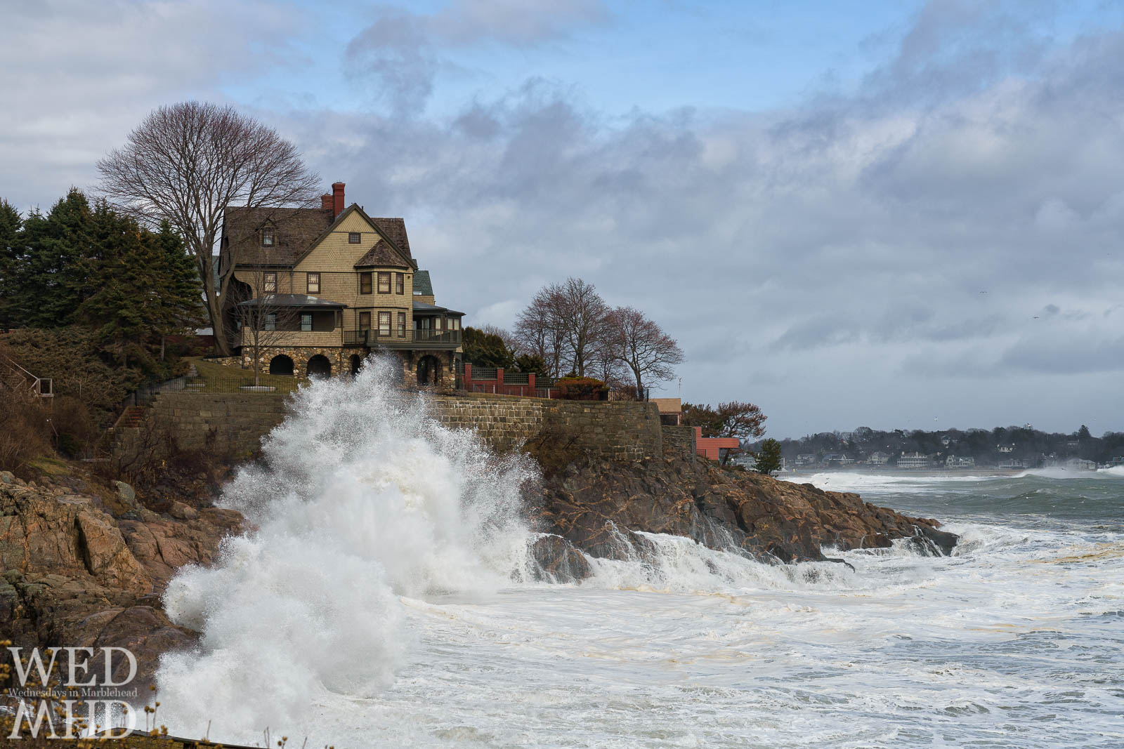 Storm Watching in Marblehead - Greystone Beach