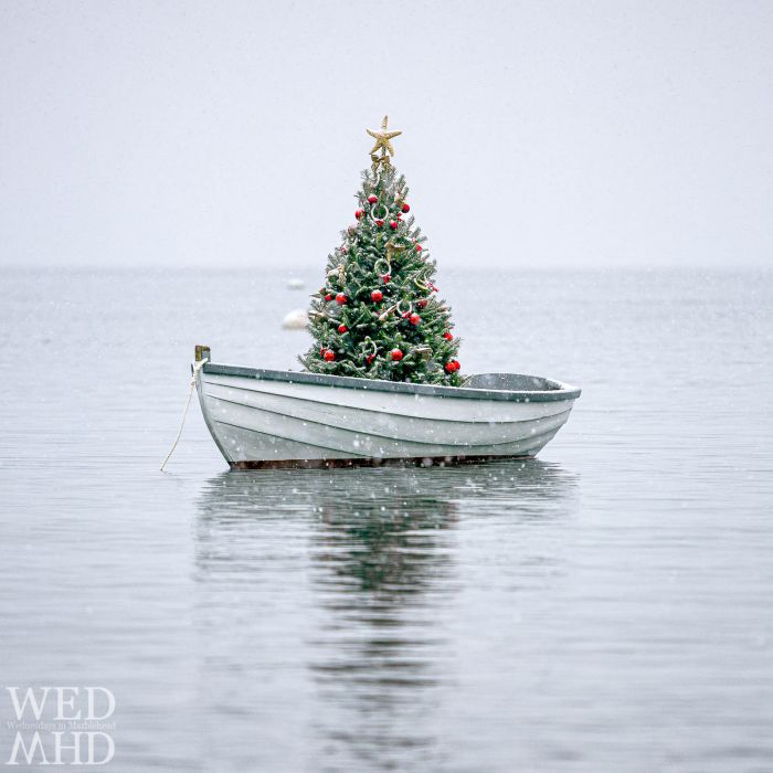 A newer take on the Christmas at Sea image that graced the cover of Northshore Magazine